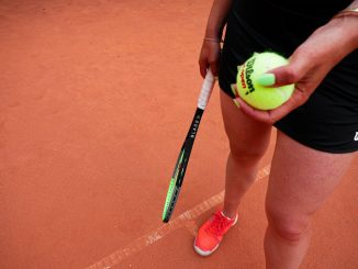 Svensk tennisspelare illustration